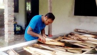 সুপারির খোলে নতুন উদ্ভাবন  ইমরানের সুপারির খোলে নতুন উদ্ভাবন  ইমরানের