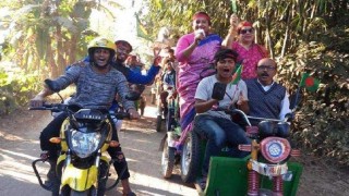 রায়পুরায় নৌকা প্রতিকের পক্ষে শোডাউন