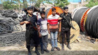 কাঁচপুরে কোটি টাকার সরকারী ক্যাবলস উদ্ধার, ২ জন গ্রেপ্তার