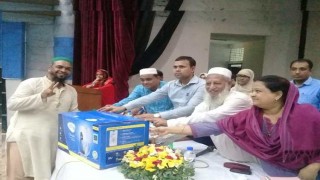 শিবপুরে প্রাথমিক বিদ্যালয়ে সুপেয় পানির ফিল্টার বিতরণ