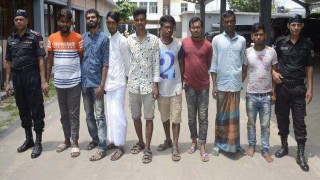 রূপগঞ্জে নৌ পথে চাঁদাবাজির অভিযোগে ৮ জন গ্রেফতার