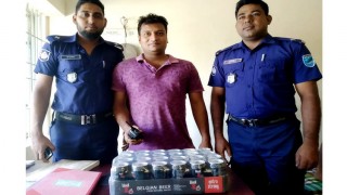 পলাশে পুলিশের মাদক বিরোধী অভিযানে বিয়ার উদ্ধার