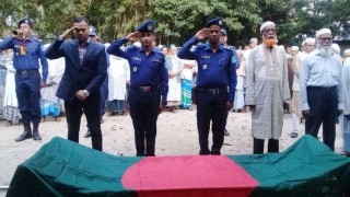 শিবপুরে রাষ্ট্রীয় মর্যাদায় মুক্তিযোদ্ধার দাফন