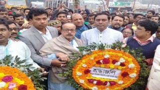 শিবপুর মুক্তিস্মারক ও মান্নান ভূঁইয়ার কবরে বিএনপির শ্রদ্ধা নিবেদন