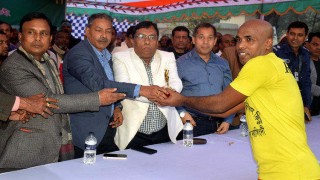 ঘোড়াশালে মেয়র গোল্ড কাপ ফুটবল টুর্নামেন্ট শুরু