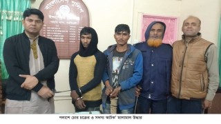 পলাশে চোর চক্রের ৩ সদস্য গ্রেফতার, মালামাল উদ্ধার