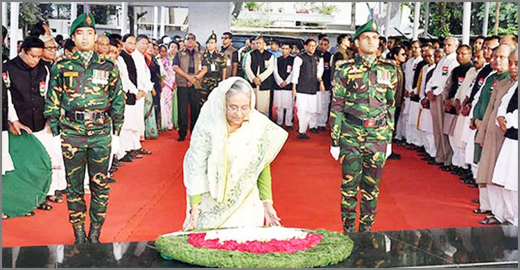 বুদ্ধিজীবী দিবস: বঙ্গবন্ধুর প্রতিকৃতিতে প্রধানমন্ত্রীর শ্রদ্ধা বুদ্ধিজীবী দিবস: বঙ্গবন্ধুর প্রতিকৃতিতে প্রধানমন্ত্রীর শ্রদ্ধা