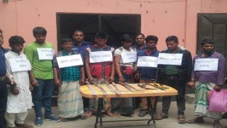 মাধবদীতে একাধিক ডাকাতি মামলার ৮ আসামী গ্রেপ্তার