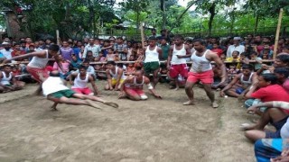মনোহরদীতে ঐতিহ্যবাহী হাডুডু খেলা অনুষ্ঠিত