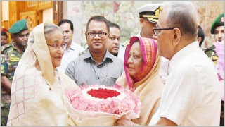 রাষ্ট্রপতি অভিনন্দন জানিয়েছেন প্রধানমন্ত্রীকে