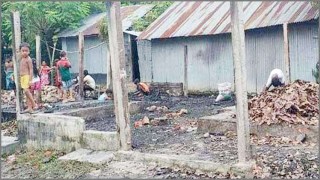 ঘোড়াশালে ৮ দোকান পুড়ে ছাই