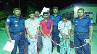 পলাশে ডাকাতের হামলায় নিহতের ঘটনায় আটক তিন