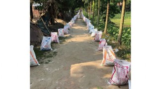 মুরাদনগরে সড়কে রাখা খাদ্যসামগ্রী তুলে নিলেন কর্মহীন মানুষরা