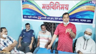 মাধবদীতে সাংবাদিকদের সাথে নবাগত ওসির মতবিনিময়