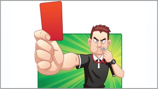 ফুটবল: কাশি দিলেই লাল কার্ড!