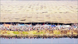 তুরাগ নদীর তীরে বিশ্ব ইজতেমার প্রথম পর্ব শুরু