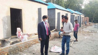 শিবপুরে দ্রুত এগিয়ে চলছে ভূমিহীন ও গৃহহীনদের ঘর নির্মাণ