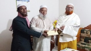 শিবপুর উপজেলা চেয়ারম্যানের সম্মানী ভাতা মসজিদে দান