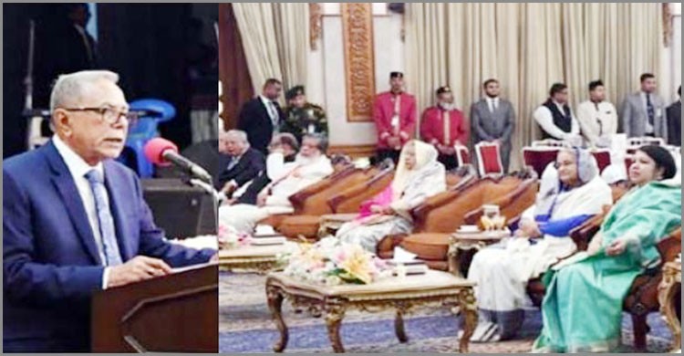 সাংসদদের জনগণের পাশে দাঁড়ানোর আহ্বান রাষ্ট্রপতির সাংসদদের জনগণের পাশে দাঁড়ানোর আহ্বান রাষ্ট্রপতির