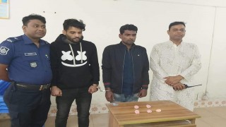 বেলাবতে ৫০০ পিস ইয়াবাসহ দুই মাদক ব্যবসায়ী গ্রেফতার