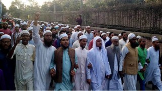 পলাশে মোদি বিরোধী বিক্ষোভ মিছিল