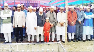 পলাশ উপজেলা পরিষদের সাবেক চেয়ারম্যান ফজলুল হকের দাফন সম্পন্ন