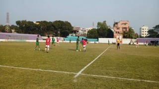 বঙ্গবন্ধু জাতীয় ফুটবল চ্যাম্পিয়নশিপ: নরসিংদী জেলা ১-০ গোলে বিজয়ী