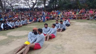 শিবপুরে ঐতিহ্যবাহী কাছিটান খেলা অনুষ্ঠিত