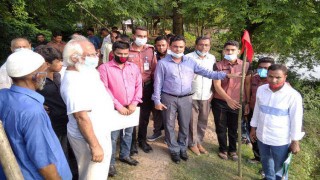 নরসিংদীতে অবৈধ দখলে থাকা ৪.১৫ একর সরকারি জমি উদ্ধার  