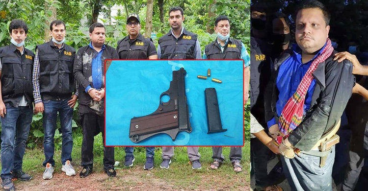 প্রতারক সাহেদ গুলিভর্তি পিস্তলসহ গ্রেপ্তার, আনা হয়েছে র্যাব সদর দফতরে প্রতারক সাহেদ গুলিভর্তি পিস্তলসহ গ্রেপ্তার, আনা হয়েছে র্যাব সদর দফতরে