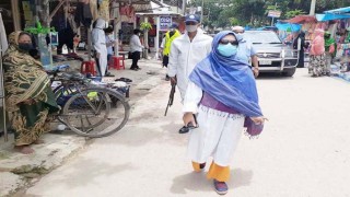 শিবপুরে মাস্ক পরিধান না করায় ১০ হাজার টাকা জরিমানা