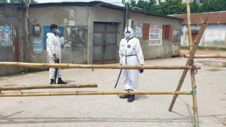 মাধবদীতে রেডজোন এলাকায় পুলিশের তদারকি অব্যাহত