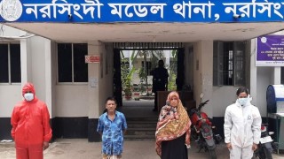 নরসিংদীতে আম পাড়ার অভিযোগে শিশু নির্যাতনের ভিডিও ভাইরাল, গ্রেফতার ২