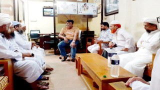 শিবপুরের মাদ্রাসা শিক্ষকদের সাথে বিএনপি নেতা মনজুর এলাহীর মতবিনিময়