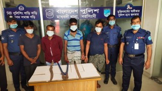 মাধবদীতে ডাকাতির প্রস্তুতিকালে ৪ জন আটক
