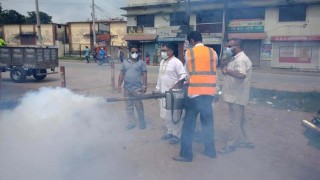 ঘোড়াশালে ডেঙ্গু প্রতিরোধে মশক নিধন কার্যক্রমের উদ্বোধন