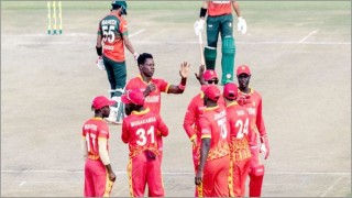 বাংলাদেশকে হারিয়ে টি-টোয়েন্টিতে সমতায় ফিরলো জিম্বাবুয়ে