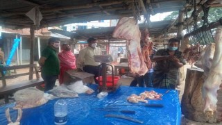 শিবপুরে রোগাক্রান্ত গরুর মাংস বিক্রি, কসাইকে জরিমানা