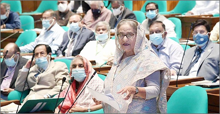 করোনায় বাংলাদেশের অর্থনীতিতে ১৭ বিলিয়ন ডলারের ক্ষতি হয়েছে : সংসদে প্রধানমন্ত্রী করোনায় বাংলাদেশের অর্থনীতিতে ১৭ বিলিয়ন ডলারের ক্ষতি হয়েছে : সংসদে প্রধানমন্ত্রী