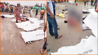 মাদারীপুরের শিবচরে বাল্কহেডে স্পিডবোটের ধাক্কা : ২৬ মরদেহ উদ্ধার