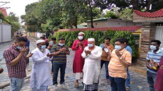 মাধবদীর নওপাড়ায় বেহাল সড়কের নির্মাণ কাজ শুরু