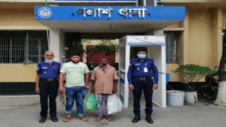 পলাশে হত্যা ও ডাকাতি মামলার ২ আসামী গ্রেপ্তার