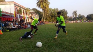 শিবপুরে ফুটবল টুর্নামেন্টের কোয়ার্টার ফাইনাল খেলা অনুষ্ঠিত