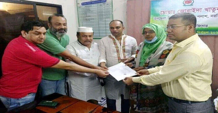 উৎসবমুখর পরিবেশে ঘোড়াশাল পৌর নির্বাচনের মনোনয়নপত্র দাখিল উৎসবমুখর পরিবেশে ঘোড়াশাল পৌর নির্বাচনের মনোনয়নপত্র দাখিল