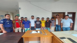 মাধবদীতে ডাকাতির প্রস্তুতিকালে অস্ত্রসহ ৭ জন আটক