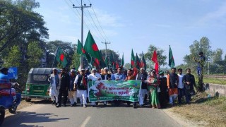 রায়পুরা হানাদার মুক্ত দিবসে শোভাযাত্রা ও আলোচনা সভা