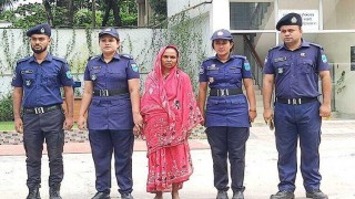 বেলাবতে নেশাগ্রস্ত স্বামীকে কুপিয়ে হত্যার অভিযোগে স্ত্রী গ্রেপ্তার