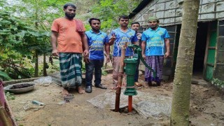 রায়পুরায় হতদরিদ্র পরিবারের জন্য বিনামূল্যে টিউবওয়েল স্থাপন