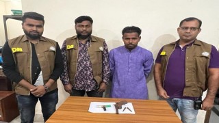 নরসিংদীতে অস্ত্র-গুলি সহ একজন গ্রেপ্তার