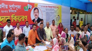 শিবপুরে ৭১টি পূজামন্ডপে সাবেক এমপির অনুদান বিতরণ